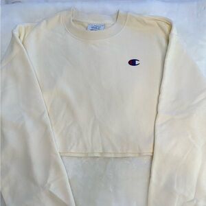 Champion Cropped Cream Sweater